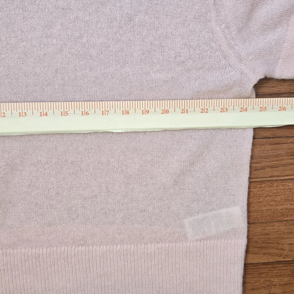 J. Crew Oversized Alpaca Blend Short Sleeve Sweater T-Shirt Peach Pink Sz. XL